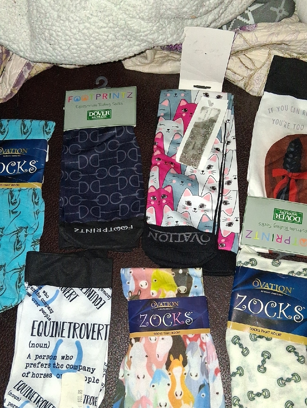 7 pairs Female Equestrian Riding Socks (One Size Fits All)